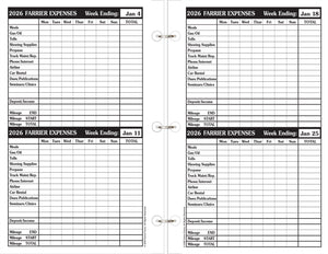 2026 Farrier Forms 3-Part Refill