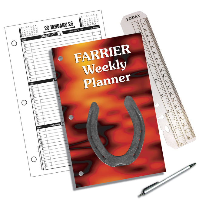 2026 Farrier Forms Weekly Planner