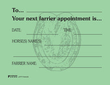 Load image into Gallery viewer, Farrier Forms Appointment Pads